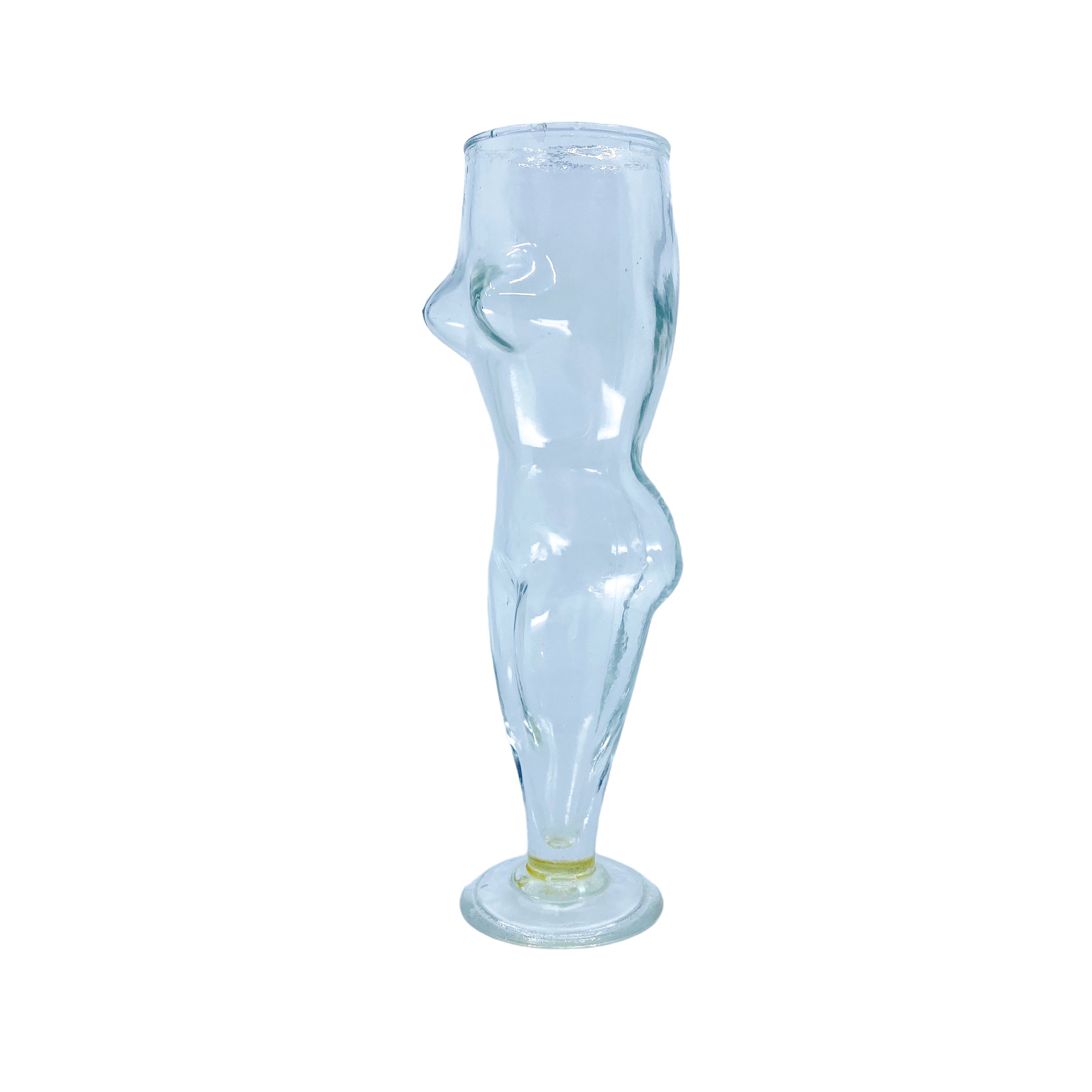 Naked Lady Clear Glass Vase