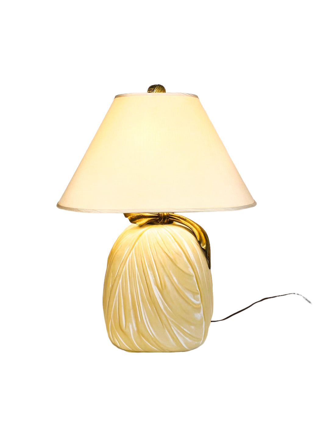 1982 Chapman Draped-Fabric Table Lamp, Local Pickup Only**