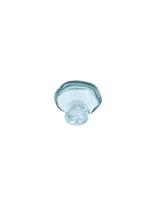 Rare Vintage Viking Glass Clear Mushroom