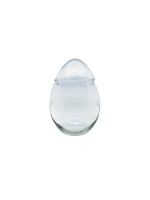 Vintage Libbey Glass Egg Shaped Canister