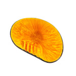 Vintage MCM Treasure Craft Glazed Orange Ashtray, 1963