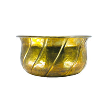 Large Hammered Brass Cachepot / Planter