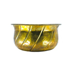 Large Hammered Brass Cachepot / Planter
