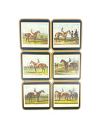 Pimpernel “Racehorses” Traditional Coasters, Set of 6