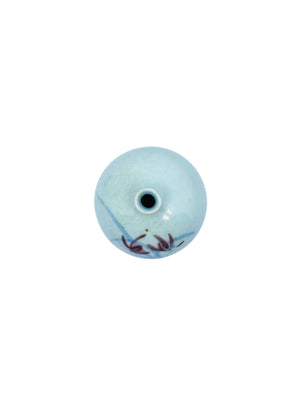 Small Asian Hand-painted Bud Vase