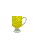 Vintage Seashell Pedestal Mugs by MANN, Pair