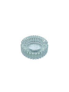 Vintage Scandinavian Art Glass Crystal Ashtray