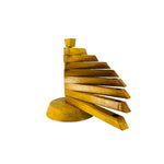 Vintage Danish Teak Wood Christmas Tree Candle Holder