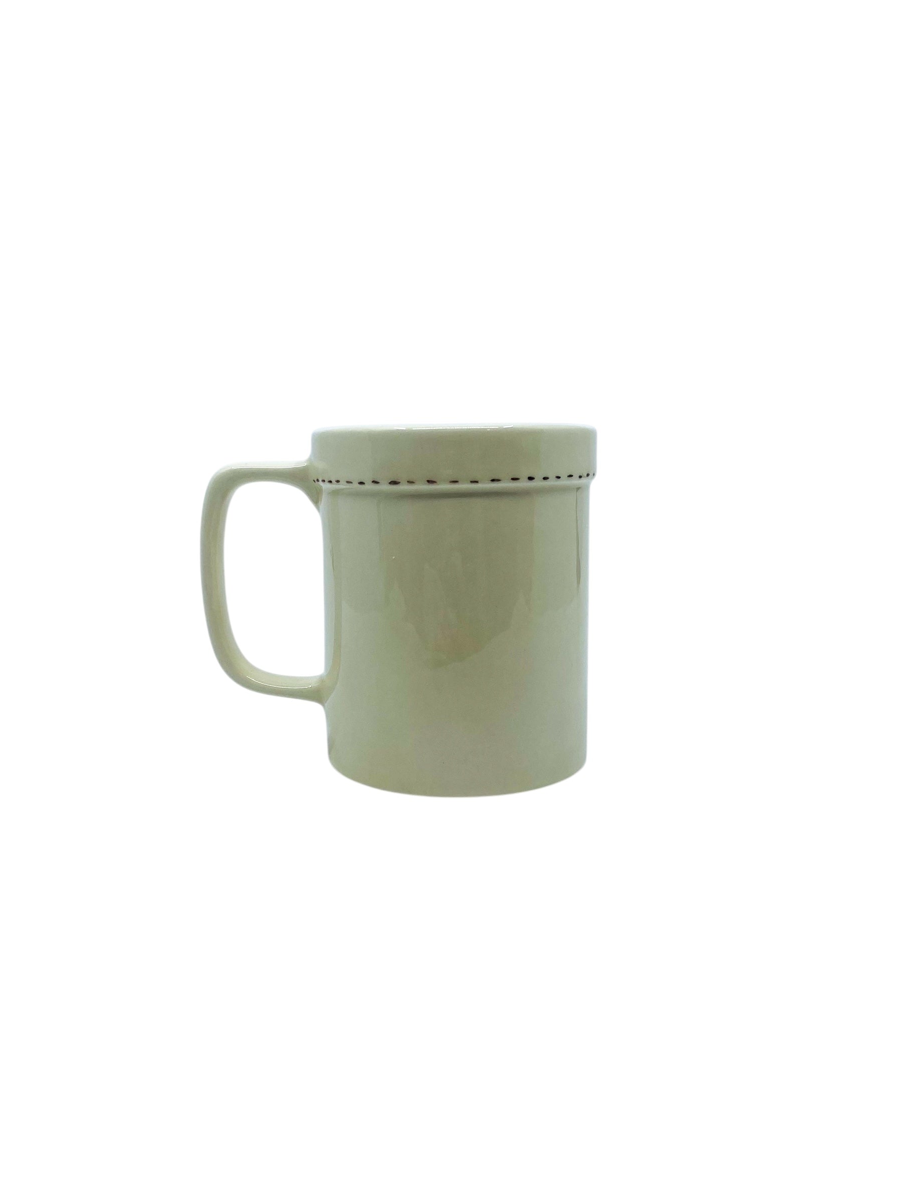 Vintage 1981 Polka Dot Tie Mug