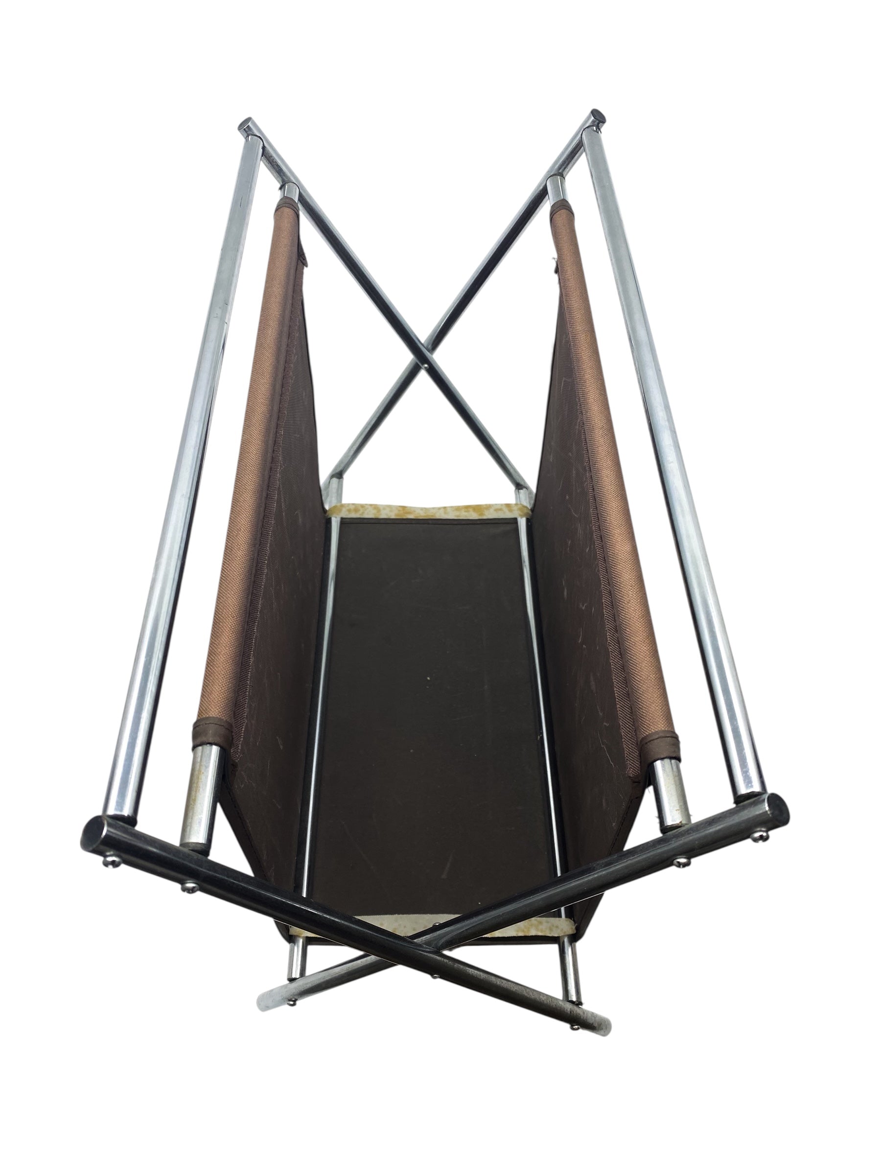 Vintage Mod Brown Magazine Rack