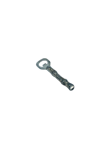 Metal Bamboo Handle Bottle Opener