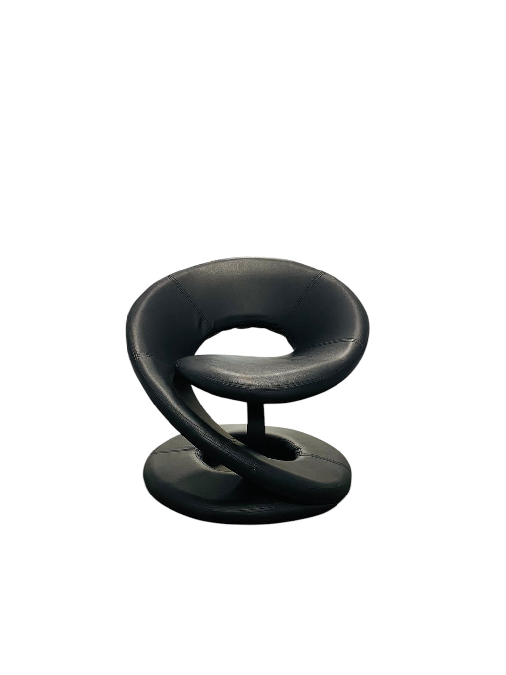 Black Jaymar Spiral Chair, Style After Louis Durot