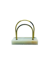 Onyx & Brass Mail Holder