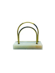 Onyx & Brass Mail Holder