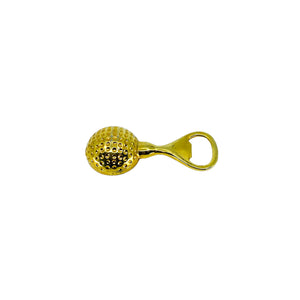 Vintage Brass Plated Golf Ball Bottle Opener