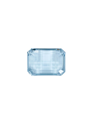 Glass Emerald Cut Paperweight