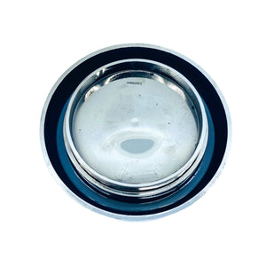 Vintage MCM Georges Briard Chrome Cork Coasters, Set of 4