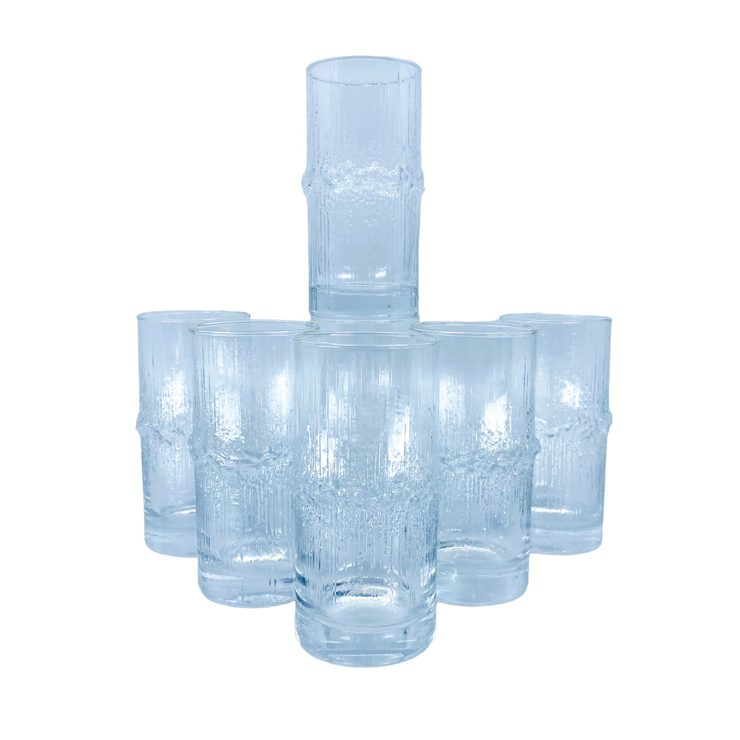 1960s Tapio Wirkkala for Iittala Schnapps “Niva” Glasses, Set of 7