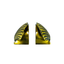 Vintage Solid Brass Shell Bookends