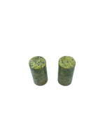 Green Stone Salt & Pepper Shakers