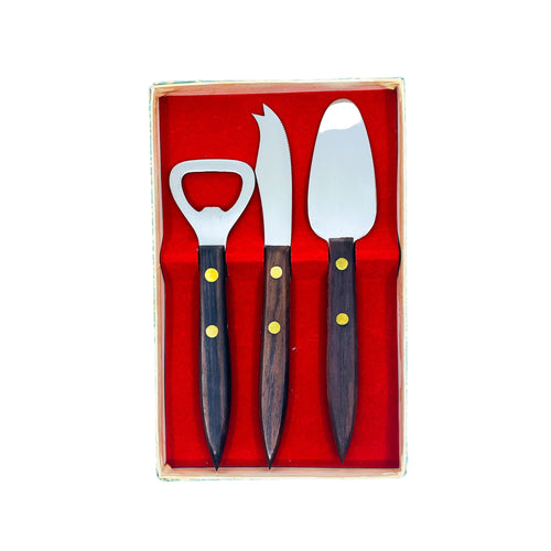 MCM Stainless Steel 3 Piece Bar Set, Japan