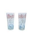 Vintage Hazel Atlas Glass Tennis Tumblers, Pair
