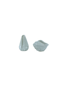 Vintage Fitz & Floyd Ceramic Shell Salt and Pepper Shakers