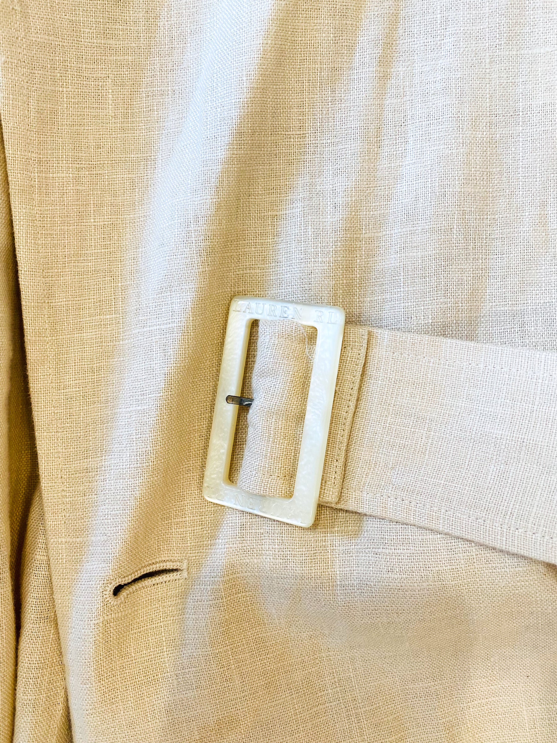 Women’s Ralph Lauren Linen Trench Coat