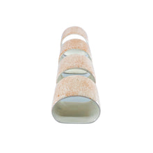 Speckled Coral Ceramic Napkin Rings, Set of 4
