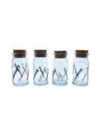 Vintage 1970’s Wheaton Glass Spice Jars, Set of 4