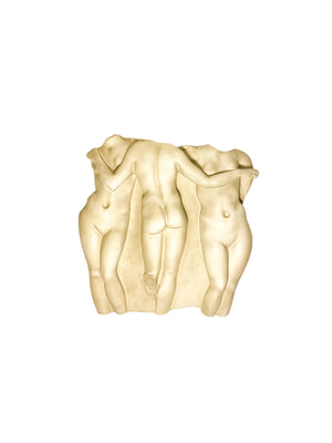 The Three Graces Wall Plaque by design Tuscano