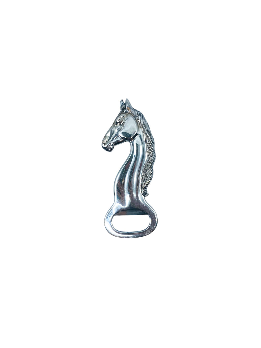 Vintage Silver Horse Head Bottle Opener
