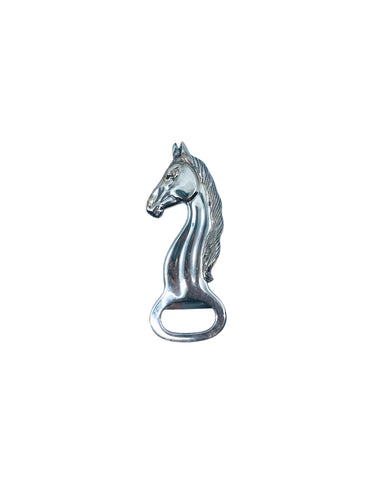 Vintage Silver Horse Head Bottle Opener