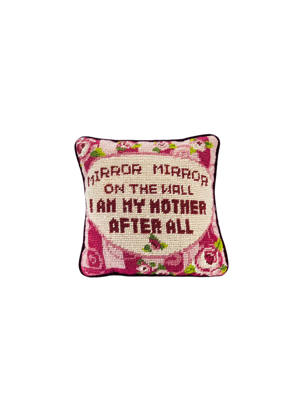 “I am My Mother After All” Needlepoint Pillow