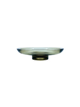 Vintage Inda Smoked Glass Soap Dish, Made in Italy