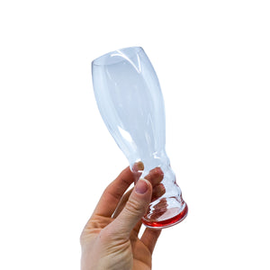 Pink Riedel “O” Champagne Glasses, Set of 4