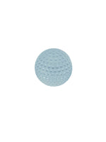 Tiffany & Co. Frosted Lead Crystal Gold Ball, No Box