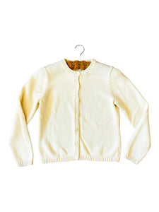 Women’s LL Bean Canary Yellow Cardigan