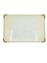 Vintage Turnwald 24kt Gold Plated Golf Tray