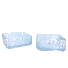 Vintage Hoya Glacier Glass Bowls, Pair