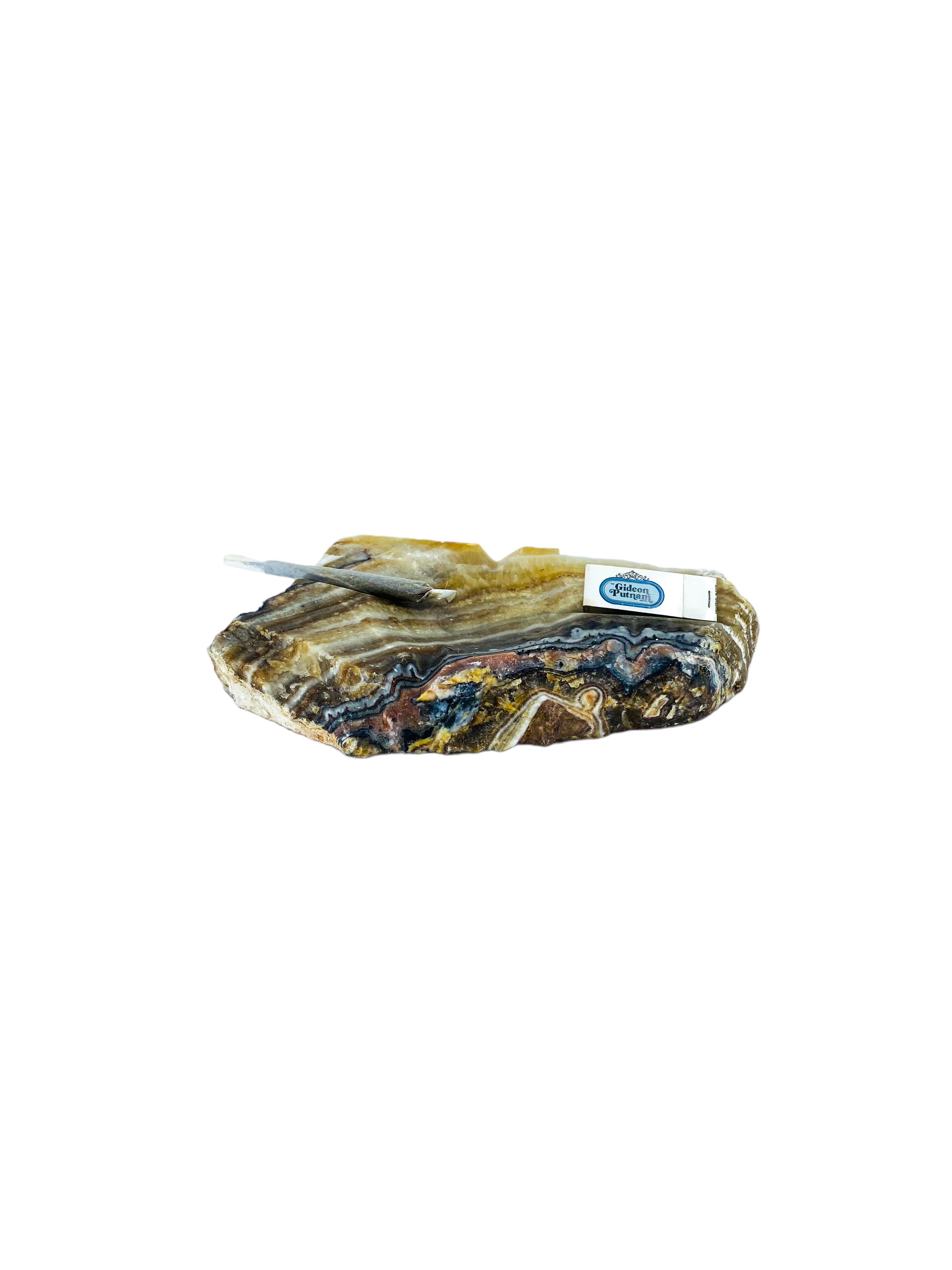 Vintage Raw Edge Stone Ashtray