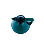 Vintage Memphis Style Ceramic Green Teapot