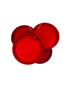 Vintage 1970’s InterDesign Red Craft Caddy, Italy
