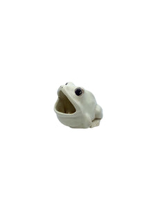 Vintage Ceramic Frog Sponge Holder