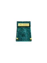 Vintage #1 Dad Marble & Brass Note Holder