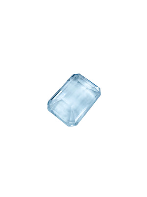 Glass Emerald Cut Paperweight