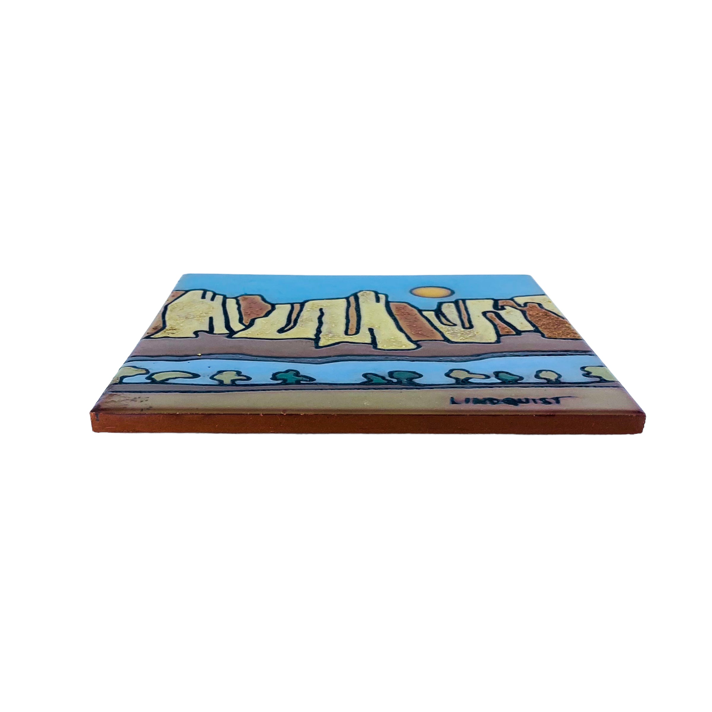 Lindquist Ceramic Tile Trivet, Made in Italy