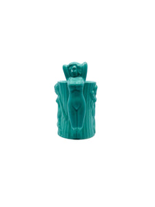 Fishs Eddy Teal Pin-up Girl Mug