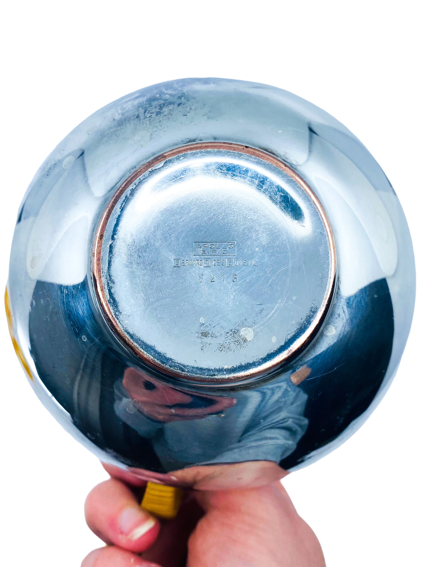 Vintage Bernard Rice Sons Silver Plate Teapot Pitcher