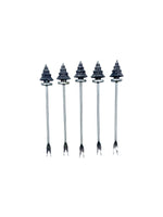 Christmas Tree Cocktail Appetizer Forks, Set of 23